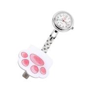 LIFKOME Cat Paw Nurse Watch Electronic Clip Watch for Nurses Doctors Paramedics Cute Design Sturdy Clip