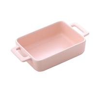 LIFKOME Ceramic Baking Tray 8.66X4.92 Inch Multipurpose Oven Dish Wear-Resistant Bakeware for Cheese Bread Baked Rice Casserole Suitable for Home Restaurant Kitchen