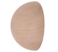 LIFKOME Ceramic Pottery Tools Wooden Half Round Mold Smooth Refined Surface for Effortless Demolding and Improved Clay Support, 4-inch Hemisphere Shape Suitable for Batch Production