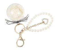 LIFKOME Chic String Keychain Pendant Immortal Flower Romantic Bag Hanging Decor for Birthdays Weddings and Anniversaries and Unique Heart-Shaped Accessory