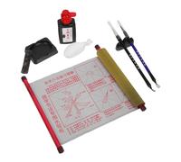 LIFKOME Chinese Calligraphy Set for Beginners with Inkstone Water Writing Paper and Brushes Portable Traditional Chinese Ink Pen and Stationery Brush Kit for Calligraphy and Japanese