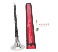 LIFKOME Chinese Professional Suona Wind Instrument in D Key Ebony Wood for Beginners with Reed and Air Chamber Accessory, Traditional Ethnic Folk Music Instrument for Practice and Random Color