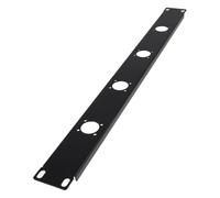 LIFKOME Chord Organizer Rack Patch Panel Hinged Blank Rack Panel for Audio Equipment Black