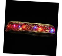 LIFKOME Christmas Ribbon Light String Cloth Wrapping Lamp String with Warm LED Lights Portable Battery Operated Xmas Tree Decor Eco Friendly Material for Festive Party Atmosphere