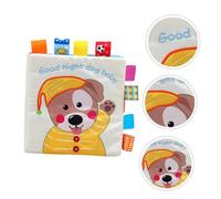 LIFKOME Cloth Fabric Book Soft Educational Plaything for Boy Girl with Built Call and Puzzle Scenes Portable Early Learning for Communication and Habit Cultivation