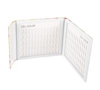 LIFKOME Color Nail Color Display Book for Nail Salons with Pet Plates Practical and Chic Design for Gel Polish