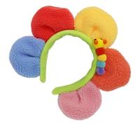 LIFKOME Colorful Floral Headband for Women Decorative Sturdy Flower Hairband Cute Retro Style Accessory for Parties Cosplay Birthday and Stage Performances