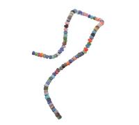 LIFKOME Colorful Glass Pumpkin Beads Strand Tiny Striped Loose Beads for DIY Jewelry Making Vibrant Pumpkin Charms for Bracelets Necklaces and Craft Accessories