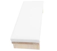 LIFKOME Comfortable Nail Art Arm Rest Cushion for Manicure Stable Low-profile Wooden Hand Support Wrist Fatigue Relief Tool for Nail Technicians and Salon Use Chic Minimalist Design White