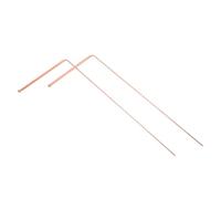 LIFKOME Copper Dowsing Rods for Ghost Hunting and Divining with Golden Copper Material, Portable Search Tools for Lines and Dragon Veins, Suitable for Commercial and Office Use, Enhancing