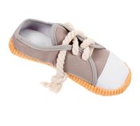 LIFKOME Cotton Rope Dog Chew with Canvas Shoe Design Interactive Puppy Teething for Aggressive Chewers Safe Wear-resistant Pet for Dental Health and Long-lasting Fun