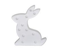 LIFKOME Creative Rabbit Shaped LED Night Lamp Bedside Light Soft Glow Decorative Nightlight for Bedroom Table Ambient Lighting Romantic Home Decor