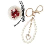 LIFKOME Creative Rose Preserved Flower Keychain String Pendant for Stylish Backpack Decoration Unique for Girls Mothers and Friends