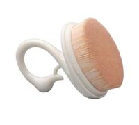 LIFKOME Creative Swan Foundation Brush for Women Thick Hair Face Makeup Tool for Liquid Foundation Concealer Powder Craftsmanship with Smooth Finish White Opp Packaging