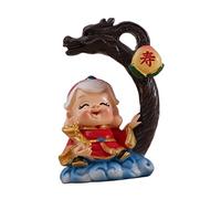 LIFKOME Creative Tree Stump Cake Topper Resin Longevity Doll Decoration for Birthday Celebrations Suitable for Grandmas Unique Baking Accessory