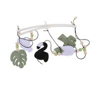 LIFKOME Crib Mobile Butterfly Mobile for Crib Girl Toys Hanging Jungle for Hanger Musical Newborn Nursery Hanging