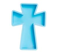 LIFKOME Cross Silicone Mold for Epoxy Resin DIY Aromatherapy Candle Holders and Soap Making Non-Toxic Soft Silicone Craft Mould for Creative Plaster and Resin Projects Easy Demolding and