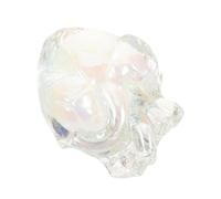 LIFKOME Crystal Heart Decor Crystal Heart Figurine Table Ornaments Transparent