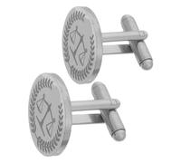 LIFKOME Cufflinks Stainless Steel Justice Scale Cuff Links for Mens Shirt Studs Tuxedo Shirts Suit Office Wear