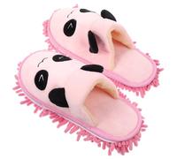 LIFKOME Cute Mopping Slippers for Floor Cleaning Dust Sweeping Shoes with Silent Walk Fit Lazy Mop Socks for Tile Vinyl Floors Home Cleaning Tools for Women