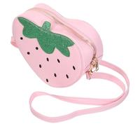 LIFKOME Cute Strawberry Crossbody Bag for Mini Kawaii Fruit Shaped Shoulder Purse Lightweight and Spacious Small Handbag with Adjustable Strap Antiscratch Design for Teens and Students