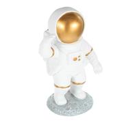 LIFKOME Delicate Resin Astronaut Figurine Small Space Sculpture Modern Spaceman Statue Ornament for Living Decor Space Activity Birthday Party Decoration
