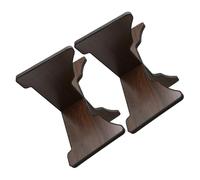 LIFKOME Detachable Tongue Drum Stand Ethereal Bracket with Adjustable Height and Angle for Handpan Lightweight Portable Support with Elegant Rosewood Finish for Stable Performance