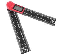 LIFKOME Digital Angle Ruler Black with LCD Display Precise Vernier Caliper Level Ruler for Measuring Inside Outside Angles Woodworking Bevel Miter Tool for Home Architect and Carpenter Use