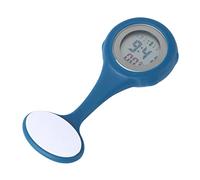 LIFKOME Digital Nurse Watch, Simple Style with LCD Display, Stainless Steel and Silicone Material Pocket Watch for Setting Suitable for Nurses and Doctors in Hospital
