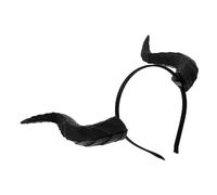 LIFKOME Dragon Horns Headband Lightweight Gothic Cosplay Headpiece Comfortable Fit for Halloween Mardi Gras Carnival Demon Costume Accessories for Adults