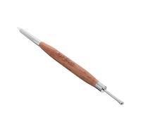 LIFKOME Dual Head Nail Art Pen for Gel Polish Light Brown Versatile Nail Design Tool with Dotting Drawing Brushes for Salon and Home Use for Precision Detailing