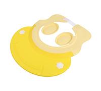 LIFKOME Ear Protection Hat for Boys and Girls Yellow Bathing Caps to Prevent Shampoo from Entering Eyes and Ears During Shower Bath Shower Visor Hat for Toddlers