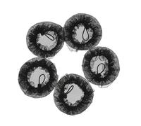 LIFKOME Elastic Mesh Hair Net Girl Hairnet for Ballet Dance Performance - 10Pcs Black Delicate Stretchy Hair Nets for Nurses Bank Clerks Easy to Put on Remove Wash Face Use