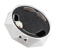 LIFKOME Electric Cat and Portable Abs Design with Burrowing Mouse Action Interactive Kitten Play Powered by 3 X Aa Batteries and Exercise for Indoor Cat Entertainment and Exercise for