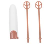 LIFKOME Electric Infant Formula Mixer Handheld Stirrer Extended Rod, Mini Portable Drink Mixer for Coffee and Juice, Warm White Color, 2pcs Stirring Rods Without Batteries