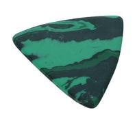 LIFKOME Emerald Green Triangle Guitar Pick Acoustic Ukulele Bass Plectrum Sturdy Plastic Music Instrument Pick for Strumming and Fingerstyle Playing