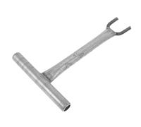 LIFKOME Ergonomic Long Handle Valve Tool with Opening Pipe and Valve Wrench for Home Water Shut Off Wear-Resistant Plumbing Clamp for Efficient Maintenance