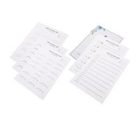 LIFKOME Eyelash Extension Practice Sheets Lash Mapping Guidebook Paper Training For Beauty Salon Training Beginners