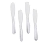 LIFKOME Facial Mask Spatulas and for Makeup Application 4pcs Plastic Mask Mixing for Sampling Beauty Products