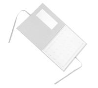 LIFKOME False Eyelash Storage Box with Transparent Window Silver Eyelash Holder Case for Portable Lash Organizer for Everyday Makeup and Travel Easy to Open and Close