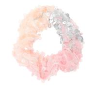 LIFKOME Fashion Hair Scrunchies Sequin Hair Ties Glitter Hairbands for Girls Boys and Girls School Performance