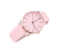 LIFKOME Fashionable Pu Leather Quartz Wrist Watch for Women Casual Student Stylish Precise Movement for Daily Wear School Parties