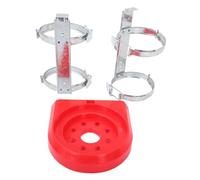 LIFKOME Fire Extinguisher Mount Kit Heavy Duty Wall and Car Bracket with Plastic Base and Metal Hanger Easy Installation High Loadbearing Support for Extinguishers in Home Office Truck and