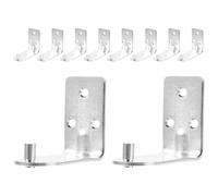 LIFKOME Fire Extinguisher Stand Wall Mounted Design L Shaped Iron 10 Pcs Strong and Sturdy Sturdy Fire Extinguisher Hook for Wall for Business and Safety