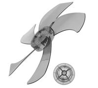 LIFKOME Five Blade Plastic Fan Replacement for Standing Pedestal Table Fans AS Material Easy to Install and Clean Stable and Deformation Resistant Repair Part for Household Use