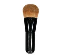 LIFKOME Fluffy Synthetic Fiber Loose Powder Brush for Foundation and Blush Contouring and Blending Makeup Tool for Women Portable Angled Face Brush for Daily Cosmetic Application
