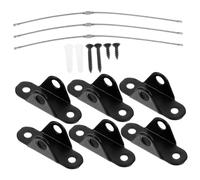 LIFKOME Furniture Safety Anchors 3 Sets of Anti-tip Straps Boys and Girls-Proof Furniture Strap Baby Proofing Prevent Falling Furniture Wall Mounting Steel Stainless Steel