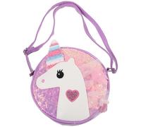 LIFKOME Girls Crossbody Purse Shiny Sequins Cute Cartoon Wallet for Teens for Shopping and Travel and Stylish Bag for Little Girls