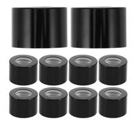 LIFKOME Glass Diffuser Bottle Caps Refillable Black Reed Diffuser Lids for DIY Aromatherapy Home Decor 10Pcs