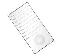 LIFKOME Glass Eyelash Extension Platform Pallet Holder and Markings Portable Easy to Clean for Professionals Individuals
